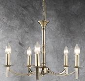 Matt Brass Lugano Fitting (Shade Needs To Be Ordered Separately) image