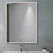 Fabor Silver Ip44 Led Bathroom Mirror