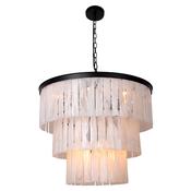 MAISON 3 TIER TEXTURED GLASS PENDANT image