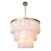 MAISON 3 TIER TEXTURED GLASS PENDANT image