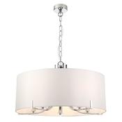 5L CHROME PENDANT C/W WHITE SHADE image