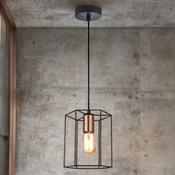 Black &amp;Amp; Copper Finish Ciana Vintage Pendant