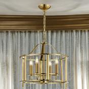 4L Adare Matt Brass Pendant image