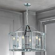 6L Adare Polished Chrome Pendant image