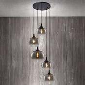 Berkley Cluster Glass Pendant (Smoke Glass) image