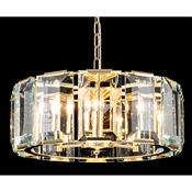 6L Presocia Satin Brass Crystal Pendant image