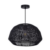 HARVEST BRAIDED PAPER PENDANT - BLACK FINISH image