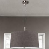 Dark Grey Rouen Hanging Pendant