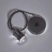 Black Braided Cable Suspension