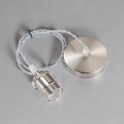 Satin Nickel Braided Cable Suspension image