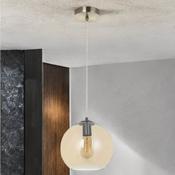 Amber Globe Glass Pendant image
