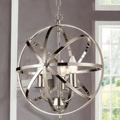 Satin Nickel Besca Round Pendant image