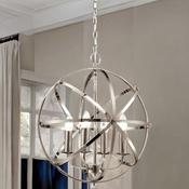 Satin Nickel Besca Round Pendant image