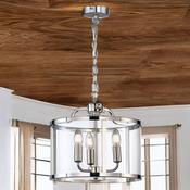 Zaros 3L Pendant In Polished Nickel
