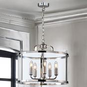Zaros 5L Pendant In Polished Nickel