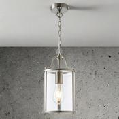 Satin Nickel Hadley Round Lantern image