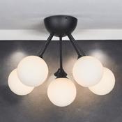 Black Finish Acqua Globe Ip44 Surface Fitting