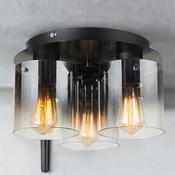 Fading Black Vintage Style Glass Surface Fitting image