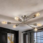 Antique Brass Venus Semi Flush Fitting (Lamp Not Included) image