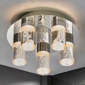 Polished Chrome Bubble Effect Led Ceiling Light image