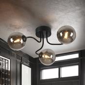 Matt Black Finish W/ Smoke Glass Crosshaven Surface Fitting