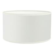 White Cotton Drum Shade image