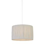 Raffia Drum Shade 35CM - White image