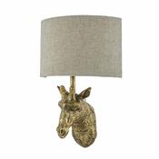 Sophie Giraffe Wall Light Gold With Shade image