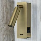 Antique Brass Led Spot Light With Usb &amp; C3 Ports – 3W, 185 Lumens, 2700K