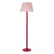 Spool Floor Lamp Gloss Red Base Only image