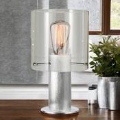 Clear Vintage Glass Table Lamp image