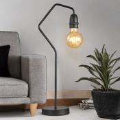 Black Finish Venus Table Lamp image