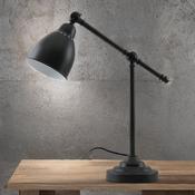 This Matt Black Lamp Is Ideal For Reading, Studying, Or Adding Ambient Light To A Room. Its Combination Of Functionality And Elegance Makes It A Popular Choice For Both Residential And Commercial Spaces. image