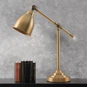 This Satin Brass Lamp Is Ideal For Reading, Studying, Or Adding Ambient Light To A Room. Its Combination Of Functionality And Elegance Makes It A Popular Choice For Both Residential And Commercial Spaces.