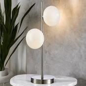 Satin Nickel W/ Opal Glass Kosmo Table Lamp image