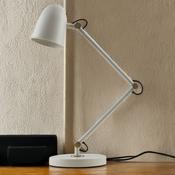 Beige &amp; With Its Sleek, Minimalist Design, The Anglepoise Lamp Fits Well In Both Modern And Traditional Settings. Its Clean Lines And Functional Form Make It A Stylish Addition To Any Desk Or Table. image