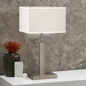 Antique Brass W/ Oatmeal Shade Ultra Lounge Table Lamp