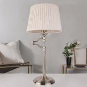 Antique Brass W/ Cream Shade Table Lamp