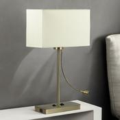 This Is A Modern Dual-Function Table Lamp Featuring A Sleek And Contemporary Design.
