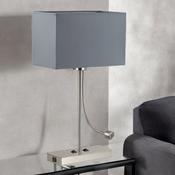 This Is A Contemporary Table Lamp With Dual Lighting Functionality, Designed For Modern Living And Hospitality Spaces.
