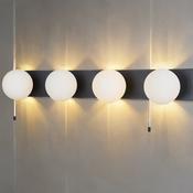 Black Finish Acqua Globe Ip44 Wall Light image