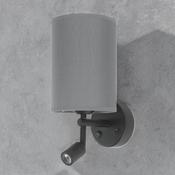 Black W/ Grey Shade Ashley Wall Light
