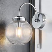 Aura Antiqua Wall Light In Polished Chrome