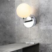 Polished  Chrome  Mini Globe Ip44 Wall Light image