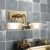 Antique Brass Bathroom Wall Light image