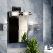 Matt Black Bathroom Wall Light image