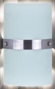 Aluminium And Glass Wall Light image