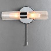 Oilivia Ribbed Wall Light 2L (Polished Chrome)