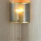 Carter Ribbon Glass Wall Light image