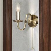 Antique Brass The Flemish Wall Light image